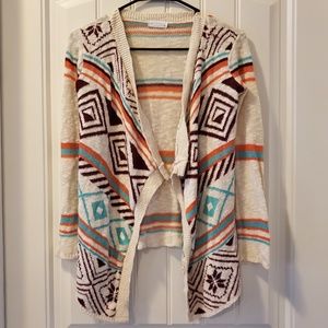 Tribal Print Cardigan